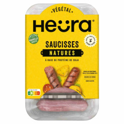 saucisses heura nature surgele 216g