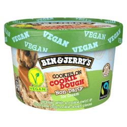 glace vegan ben and jerry's cookies on cookie dough
