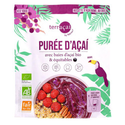 Purée d’Açai bio et équitable - 4x100g